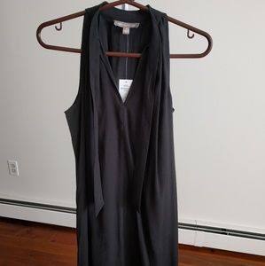 Banana republic black sleeveless dress